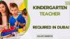 Kindergarten Required in Dubai