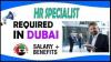 HR Specialist Required in Dubai