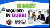 HR Manager Required in Dubai