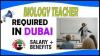 Biology teacher Required in Dubai