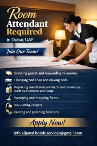 Room Attendant Required in Dubai