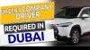 Urgent Company Driver Required in Dubai