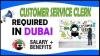 Customer Service Clerk Required in Dubai