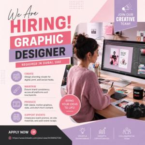 Graphic Designer Required in Dubai