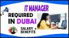 IT Manager Required in Dubai