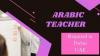 Arabic Teacher Required in Dubai