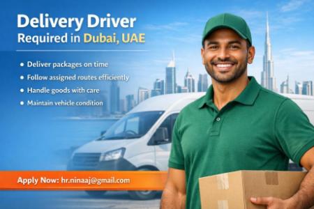 Delivery Driver Required in Dubai