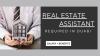 Real Estate Assistant Required in Dubai -