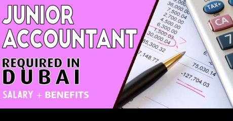 Junior Accountant Required in Dubai
