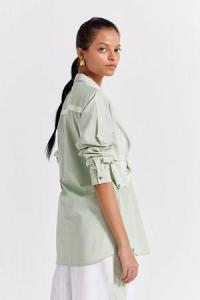 Front Twist Mint Top by WearThree