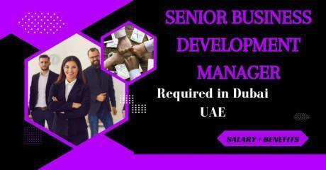 Senior Business Development Manager Required in Dubai