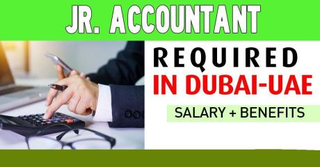 Jr. Accountant Required in Dubai