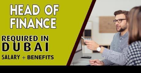 Head of Finance Required in Dubai