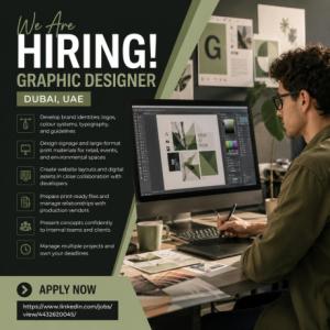 Graphic Designer Required in Dubai