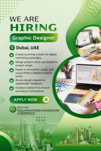 Graphic Designer Required in Dubai