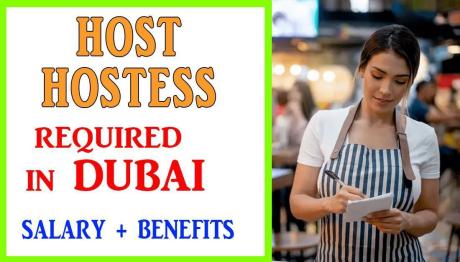 Host/Hostess Required in Dubai