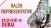Sales Representative Required in Dubai