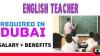 English Teacher Required in Dubai