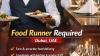 Food Runner Required in Dubai