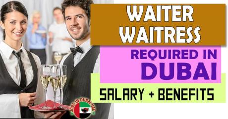 Waiter/Waitress Required in Dubai