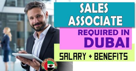 Sales Associate Required in Dubai