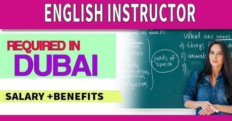 English Instructor Required in Dubai