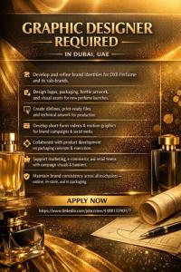 Graphic Designer Required in Dubai