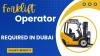 Forklift Operator Required in Dubai