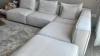 Modular Corner Sofa + Ottoman : Cream color