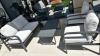 Grey outdoor garden set