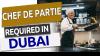 Chef de Partie Required in Dubai