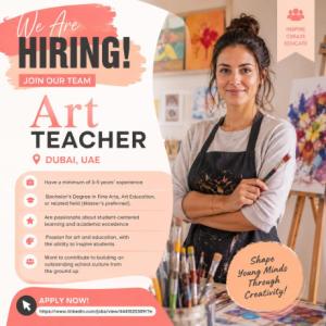 Art Teacher Required in Dubai