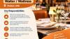 Waiter / Waitress Required in Dubai