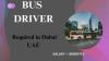 Bus Driver Required in Dubai