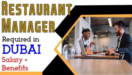 Restaurant Manager Required in Dubai