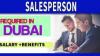 Salesperson Required in Dubai