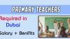 Primary Teachers Required in Dubai