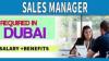 Sales Manager Required in Dubai