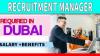 Recruitment Manager Required in Dubai