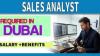 Sales Analyst Required in Dubai