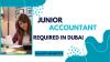 JUNIOR ACCOUNTANT REQUIRED IN DUBAI