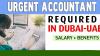 Urgent Accountant Required in Dubai