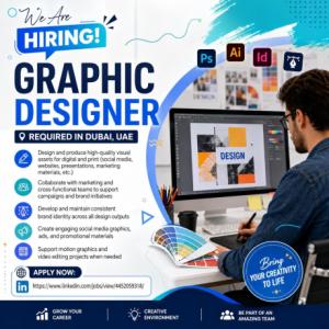 Graphic Designer Required in Dubai