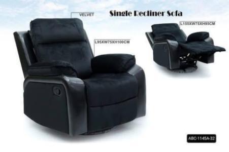 HIGH QUALITY SINGLE RECLINING SOFA