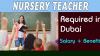 Nursery Teacher Required in Dubai