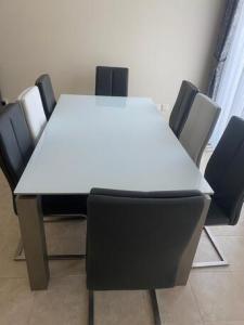 AED 1490, Dining Table And 8 Chairs