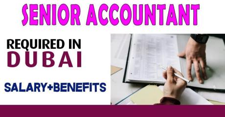 Senior Accountant Required in Dubai