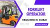 Forklift Operator Required in Dubai