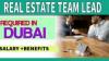 Real Estate Team Lead Required in Dubai